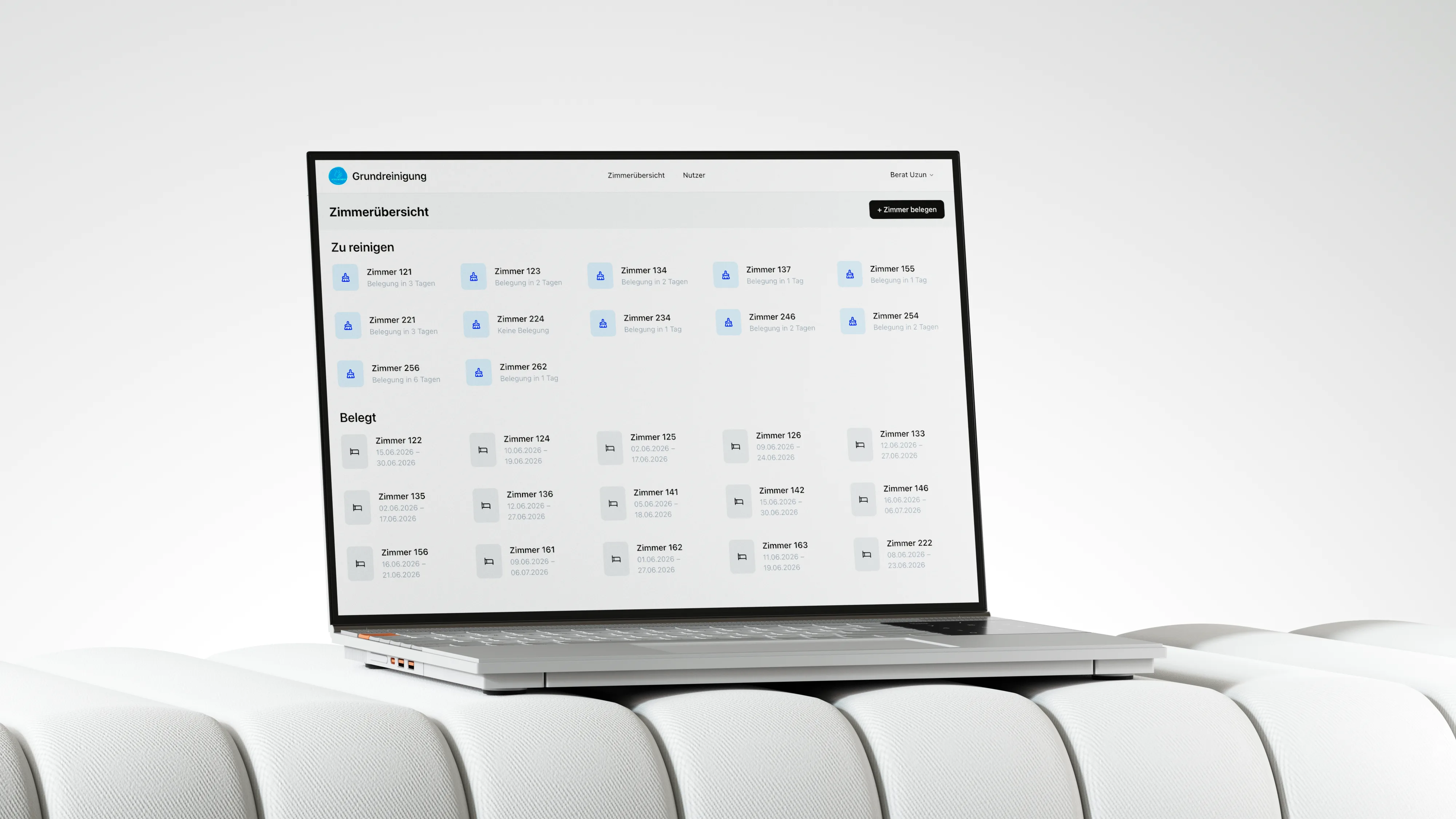 Wischwunder GbR - Web-App für die Reinigungssteuerung
